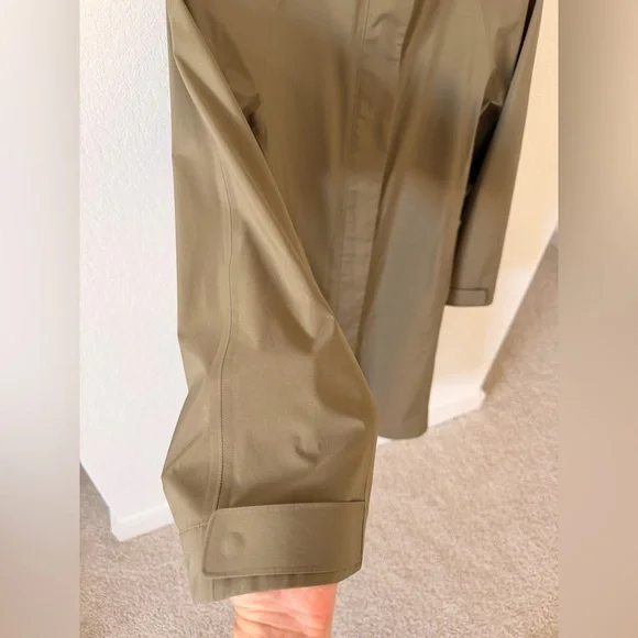 Uniqlo BLOCKTECH Trench Coat in Olive Green Size S - Picture 5 of 12